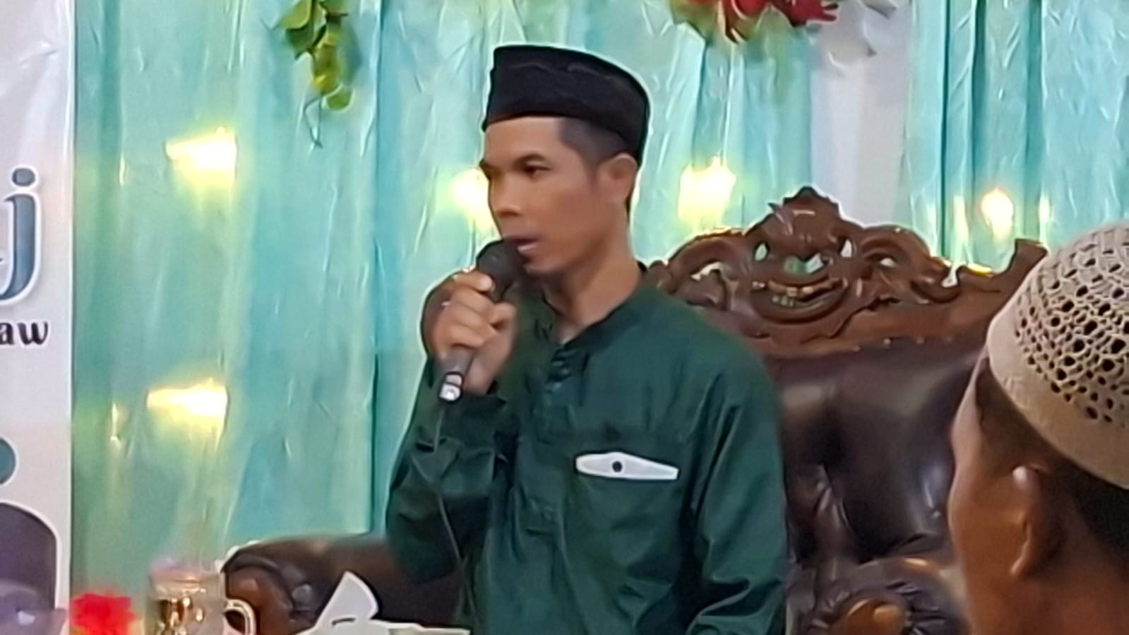 Sambutan Bapak RW 08 Dahlan dalam Acara Isra Miraj