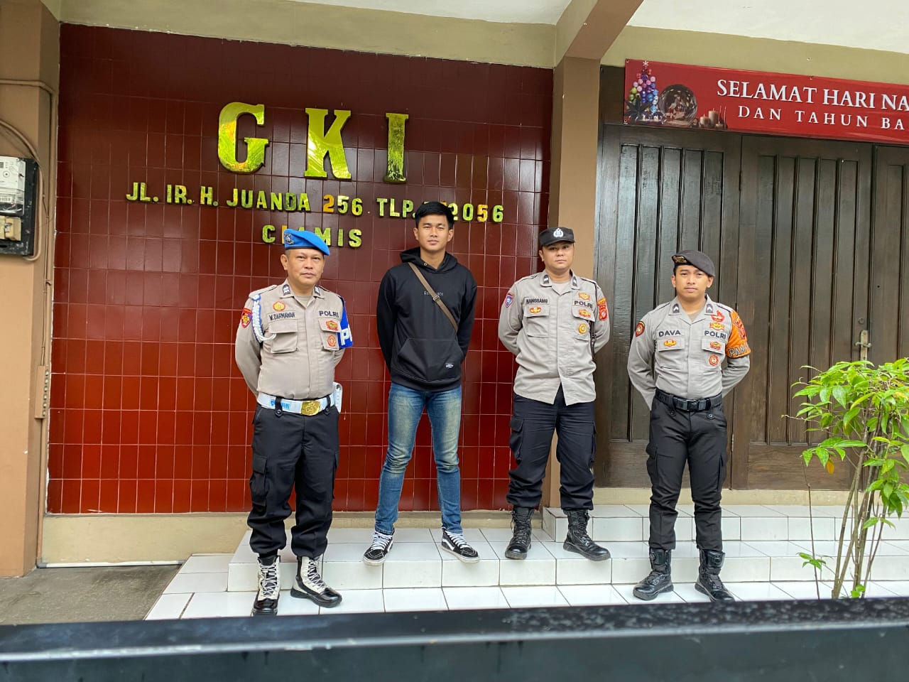 Polsek Ciamis Amankan Ibadah Minggu di GKI, Wujud Kehadiran Polri Jaga Keamanan dan Toleransi