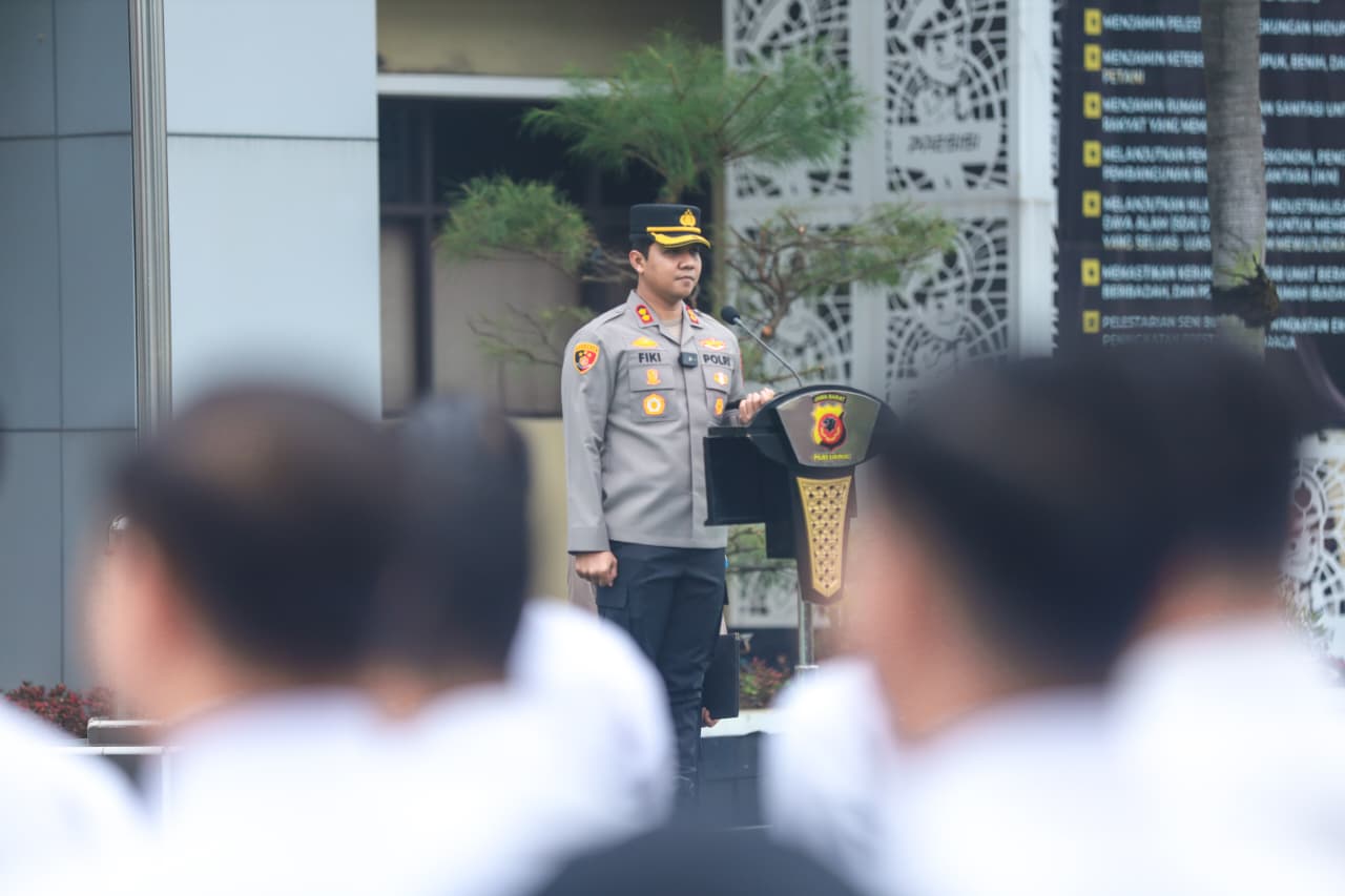 Ini Yang Disampaikan Kapolres Dalam Apel Pagi