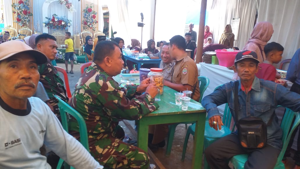 Cipkon Kamtibmas, Polsek Lakbok Polres Ciamis Koorkom Bareng Warga di Acara Warga