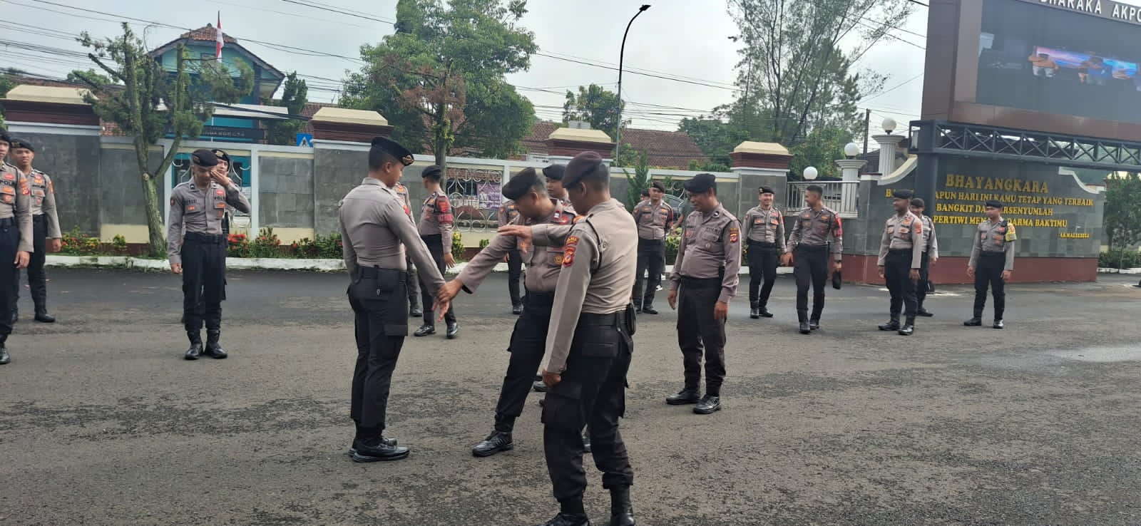 Sat Samapta Polres Ciamis Intensifkan Latihan Pengawalan, Tingkatkan Profesionalisme Personel Dalmas