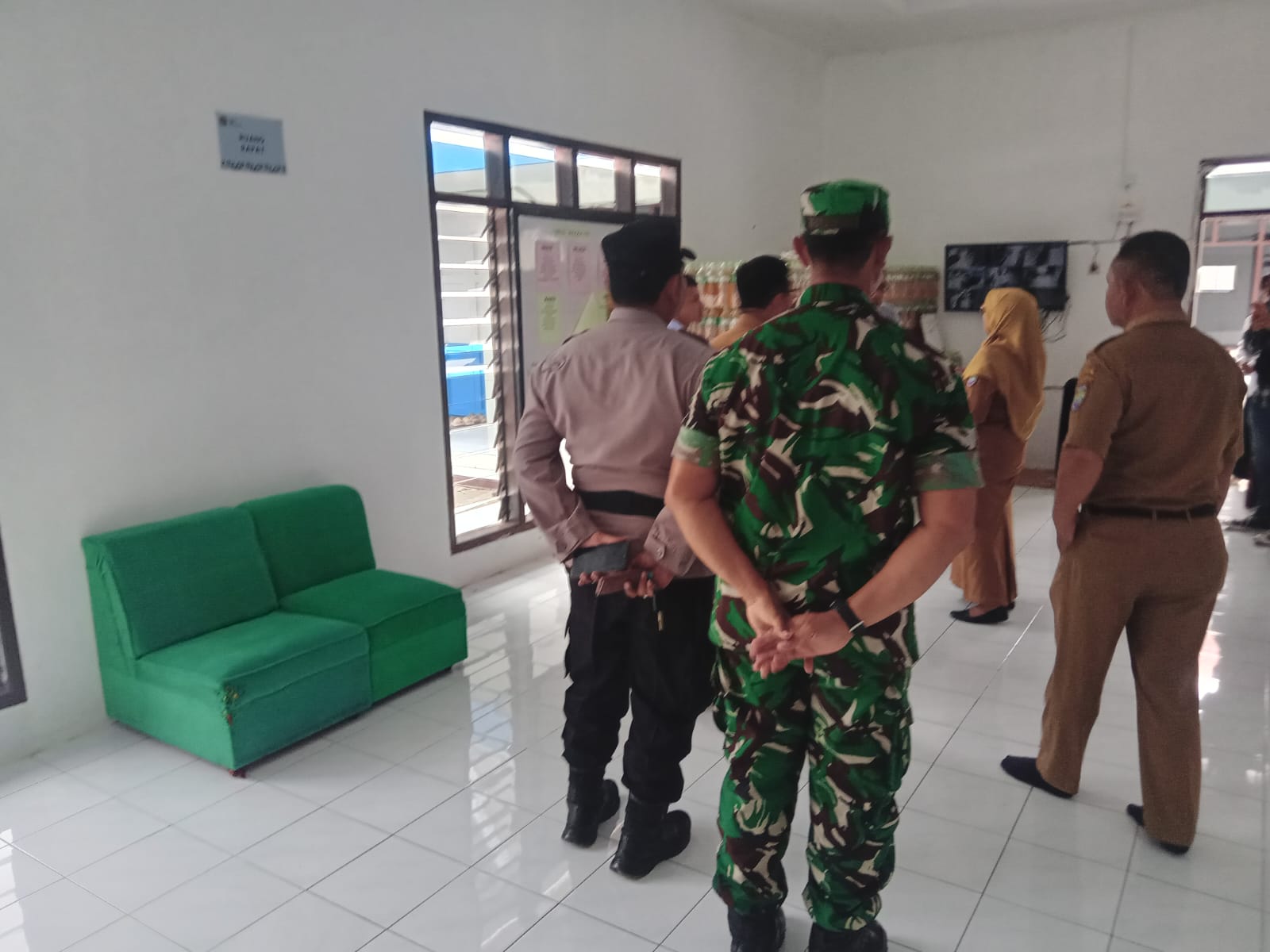 Polsek Lakbok Monitoring Komisi D DPRD Ciamis di Kecamatan Lakbok dan Purwadadi