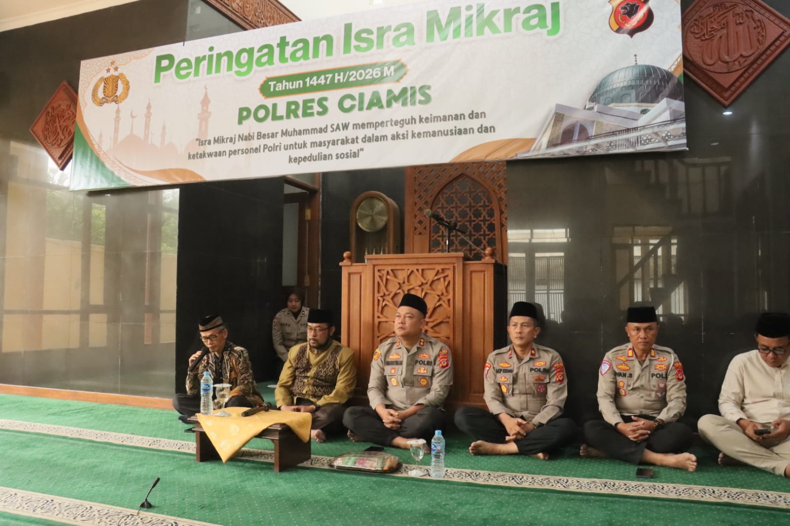 Polres Ciamis Peringati Isra Mi’raj 1447 H, Perkuat Keimanan Personel Polri untuk Pelayanan Humanis kepada Masyarakat