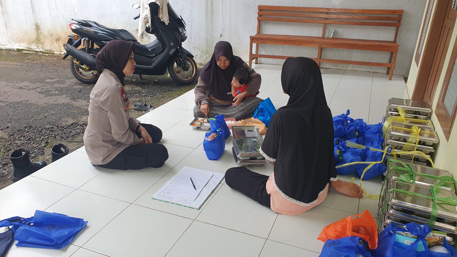 Polsek Ciamis Monitoring Penyaluran Makanan Bergizi Gratis, Wujud Kepedulian Polri Dukung Kesehatan Masyarakat