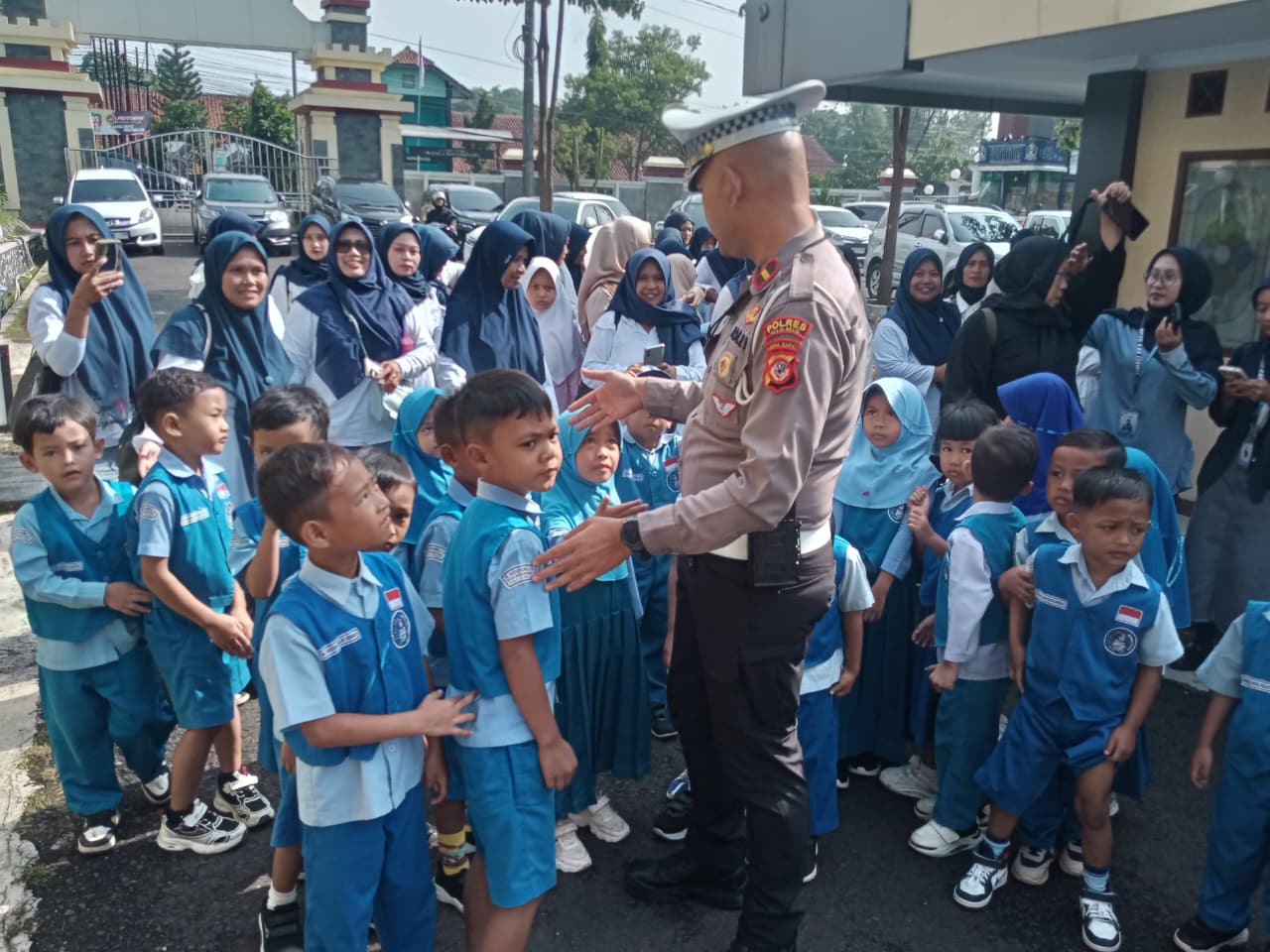 Satlantas Polres Ciamis Gelar Polisi Sahabat Anak, Wujud Peran Polri Tanamkan Keselamatan Berlalu Lintas Sejak Dini