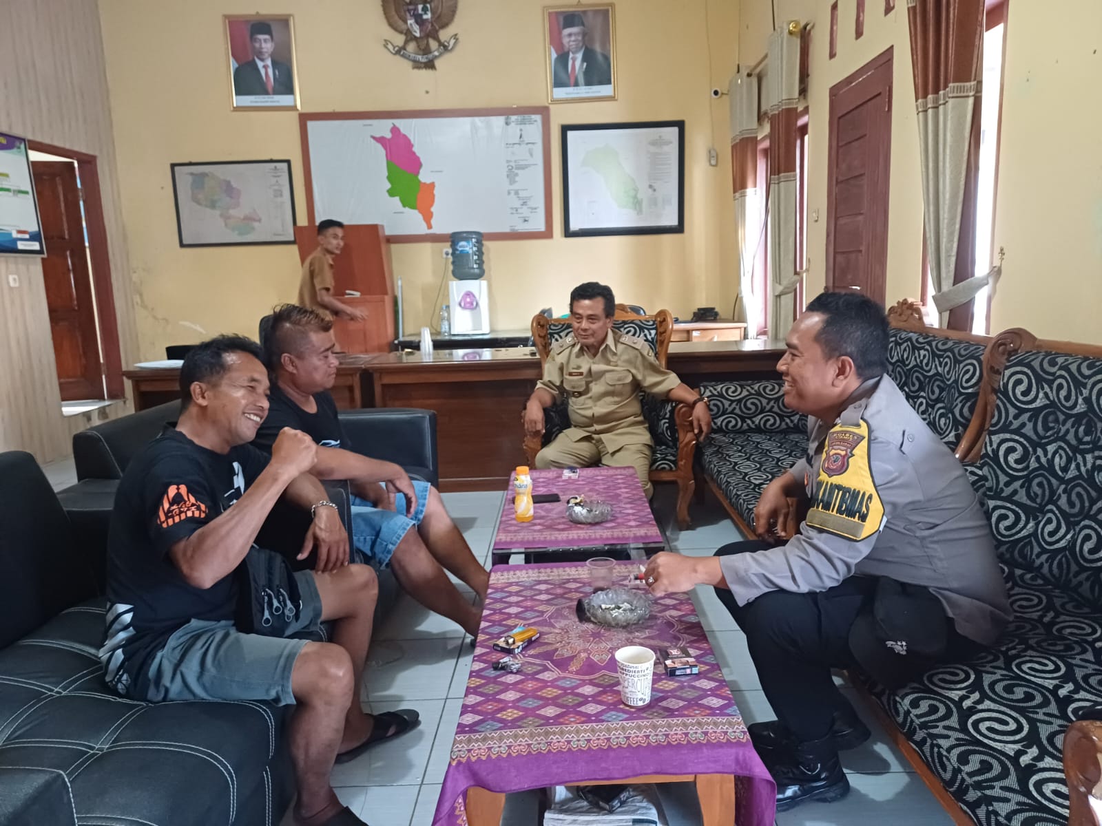 Polsek Ciamis Perkuat Sinergi dengan Pemerintah Desa Gunungsari, Wujudkan Kamtibmas Kondusif