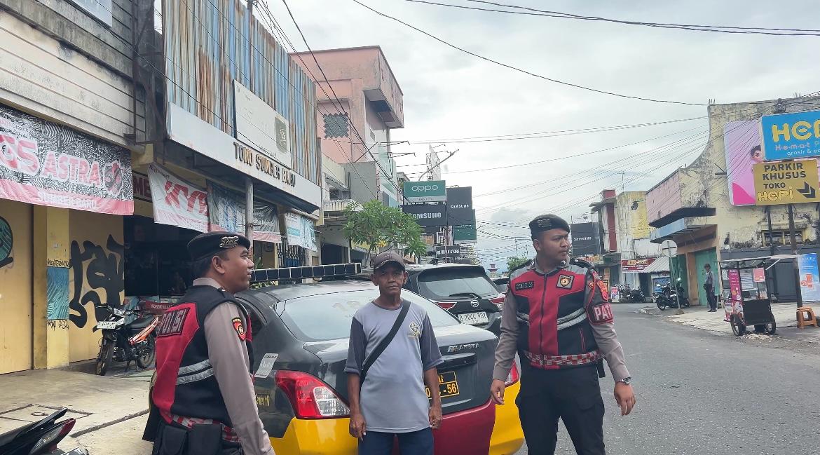 Berikan Rasa Aman, Sat Samapta Polres Ciamis Beri Himbauan Kamtibmas ke Warga