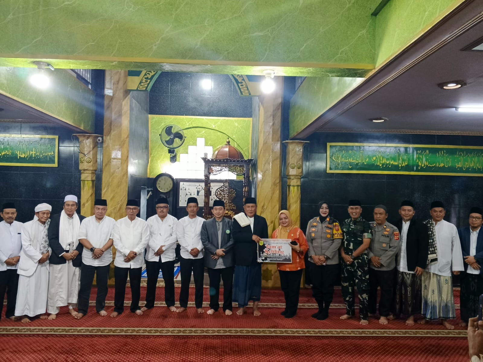 Kegiatan Jumling Di Kecamatan Megamendung Dihadiri Pejabat Forkompinda, Forkompicam dan Muspika Jajaran Kecamatan Megamendung Kabupaten Bogor