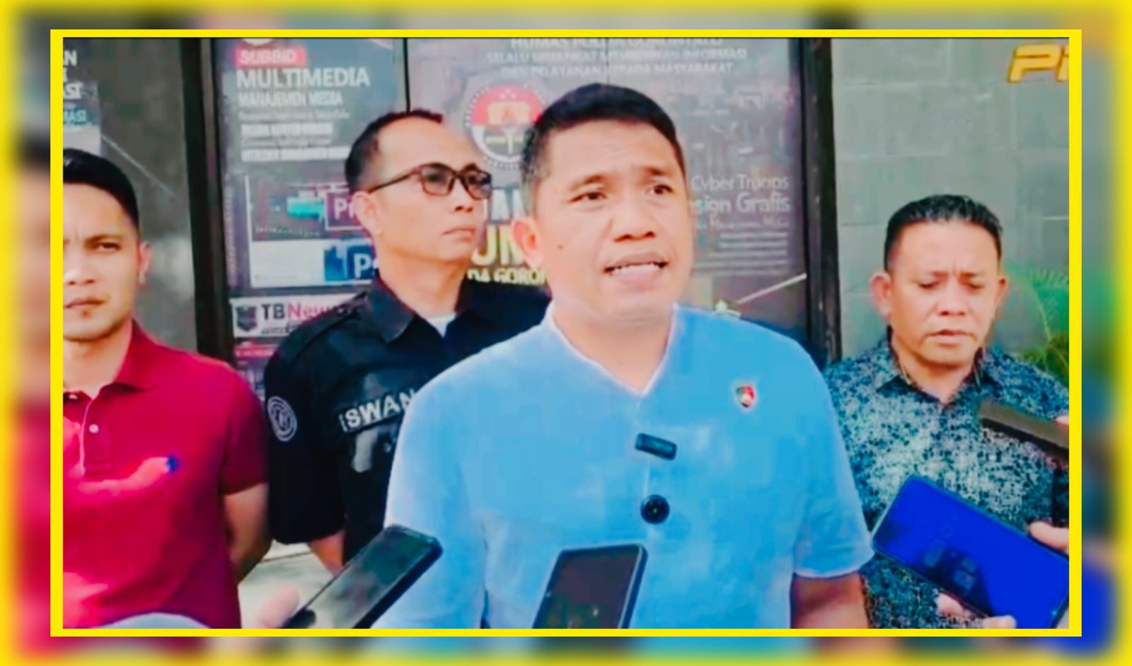 Ditreskrimsus Polda Gorontalo Serahkan Tersangka TP Korupsi Jalan Nani Wartabone kepada Jaksa