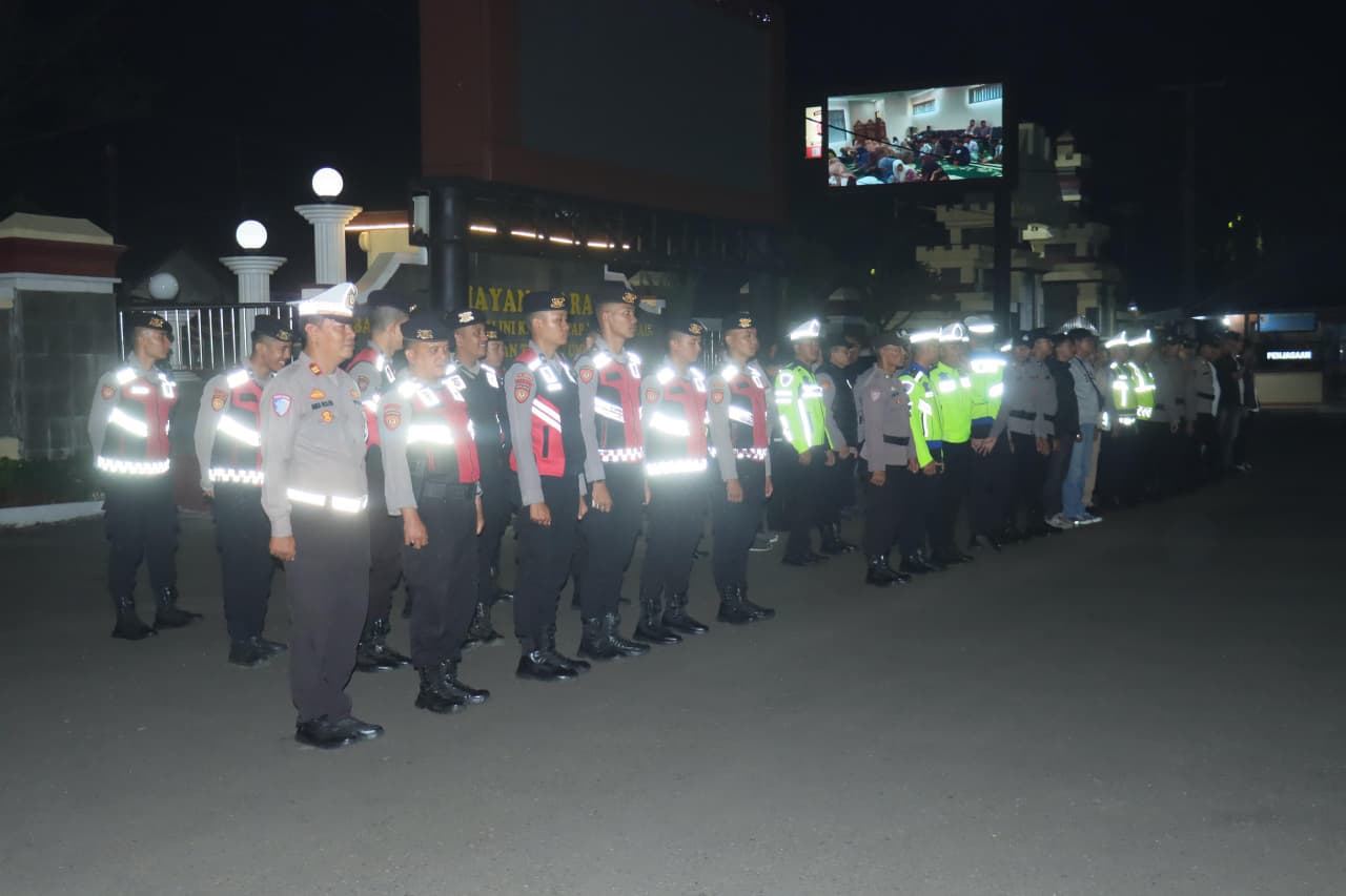 Polres Ciamis Tingkatkan KRYD Malam Minggu, Ciptakan Kondisi Kamtibmas yang Tetap Aman dan Kondusif