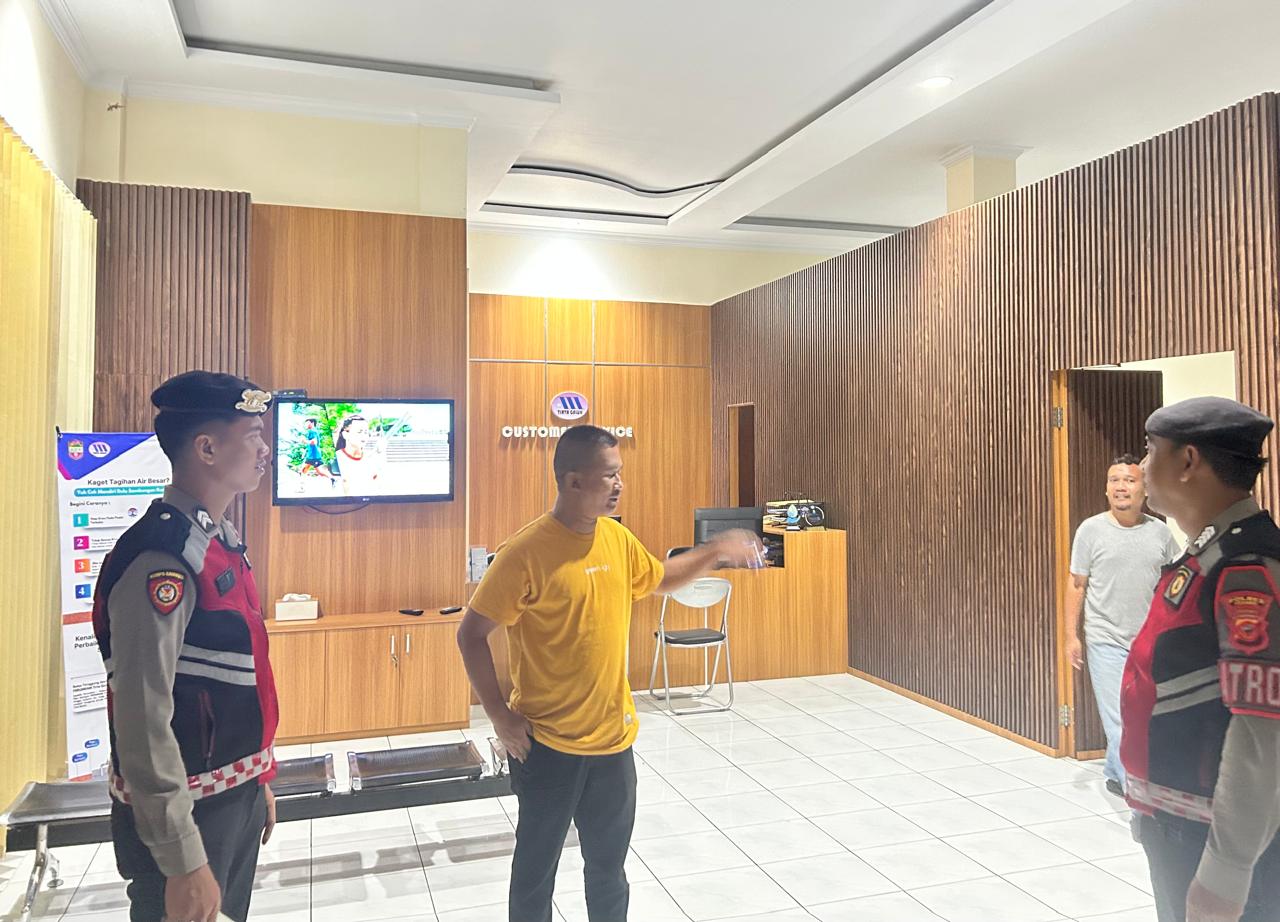 Humanis, Sat Samapta Polres Ciamis Patroli Dialogis ke Kantor PDAM Tirta Galuh Ciamis