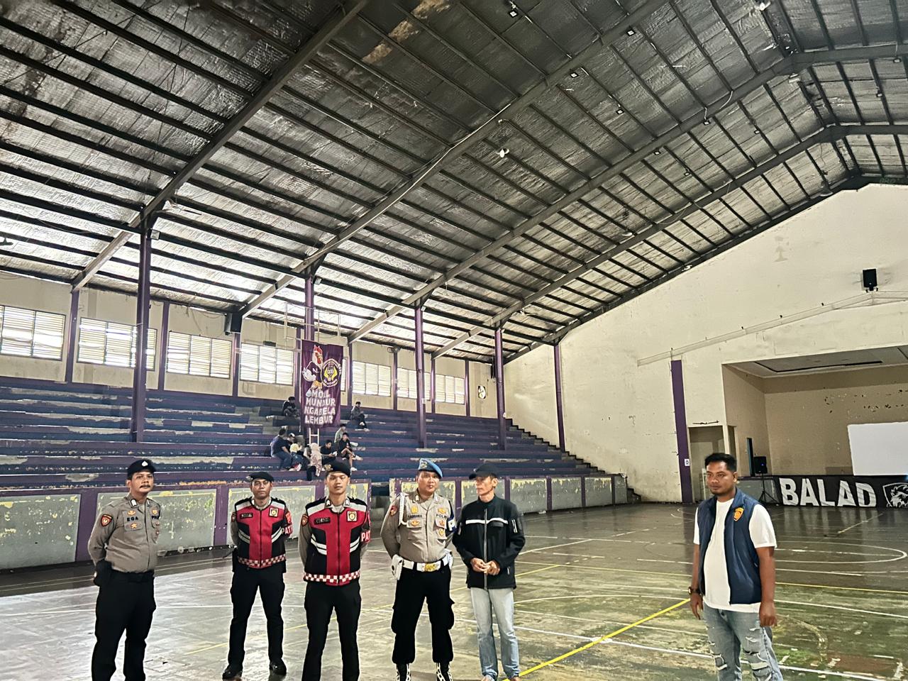 Polres Ciamis Beri Pengamanan Saat Nobar Perebutan Tiket Liga 2 Antara PSGC vs Persiba Bantul