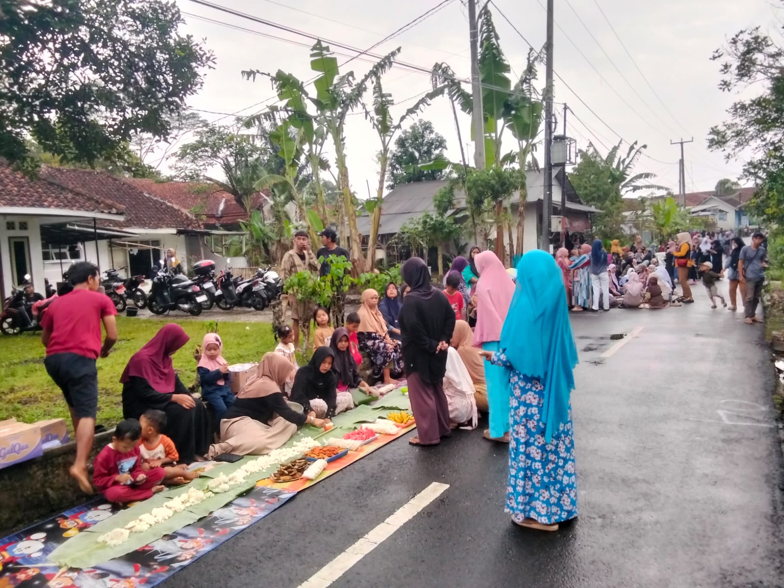 MENGGODA, Polsek Cikoneng Polres Ciamis Koorkom Kamtibmas ke Warga Sambut Ramadan