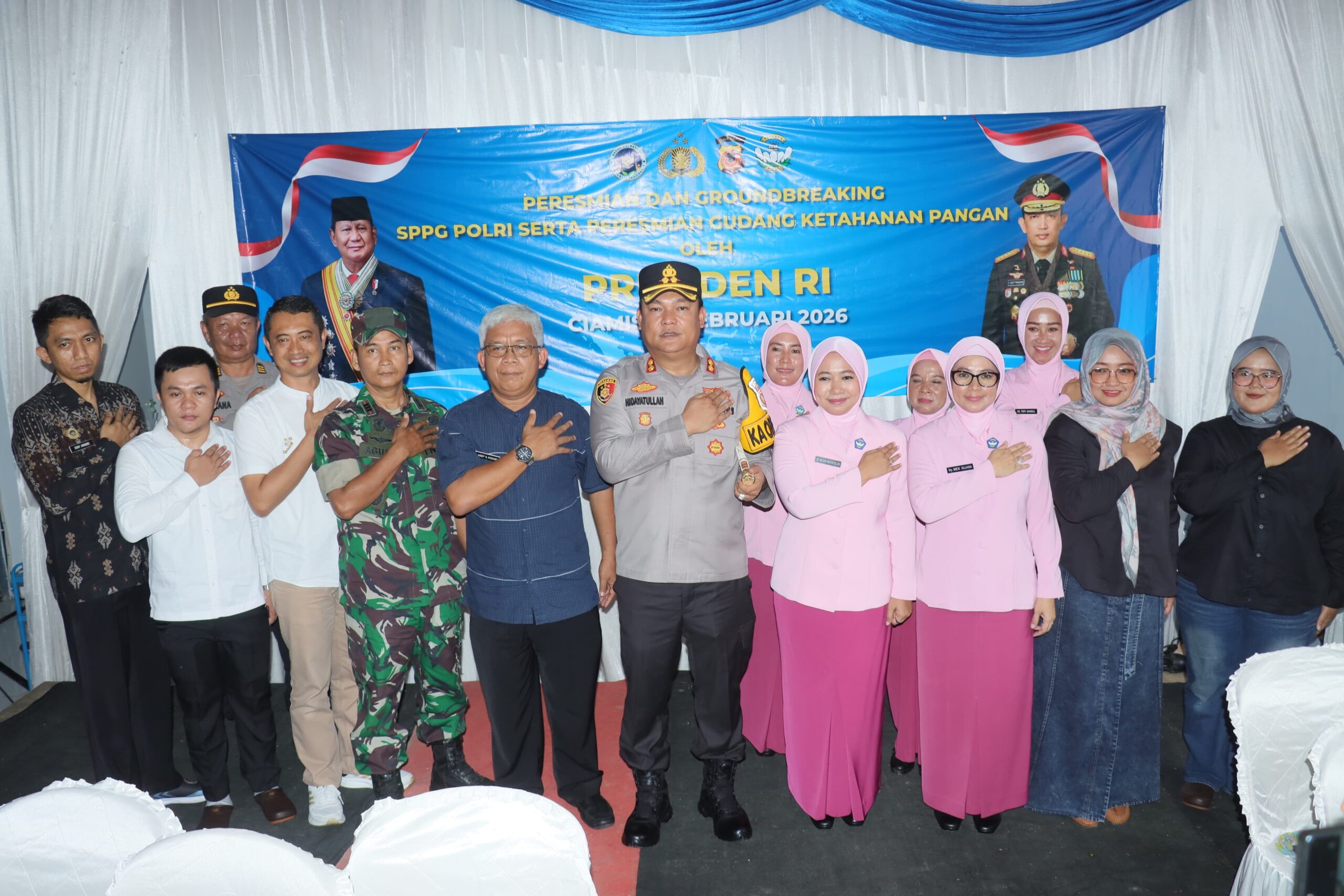 Kapolres Ciamis Resmikan SPPG dan Gudang Ketahanan Pangan Di Pamarican, Peran Polri dalam Ketahanan Pangan Nasional