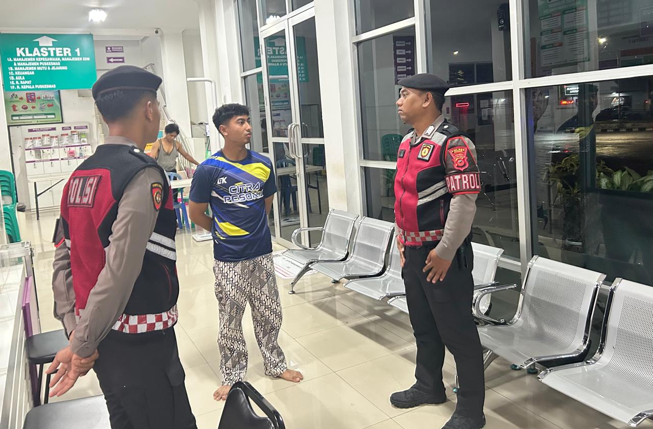 Perkuat Sinergitas Jaga Harkamtibmas, Samapta Polres Ciamis Patroli dan Koorkom ke Puskesmas Ciamis