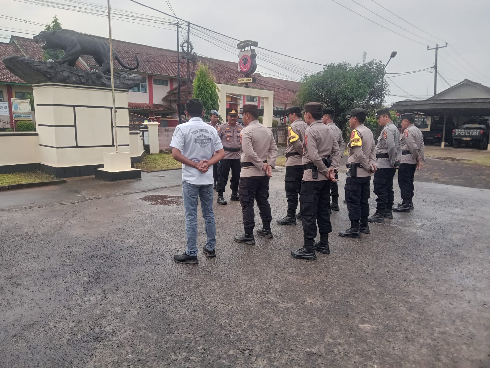 Polsek Lakbok Gelar Apel Siaga Long Weekend, Perkuat Kesiapsiagaan Personel Jaga Kondusifitas Wilayah