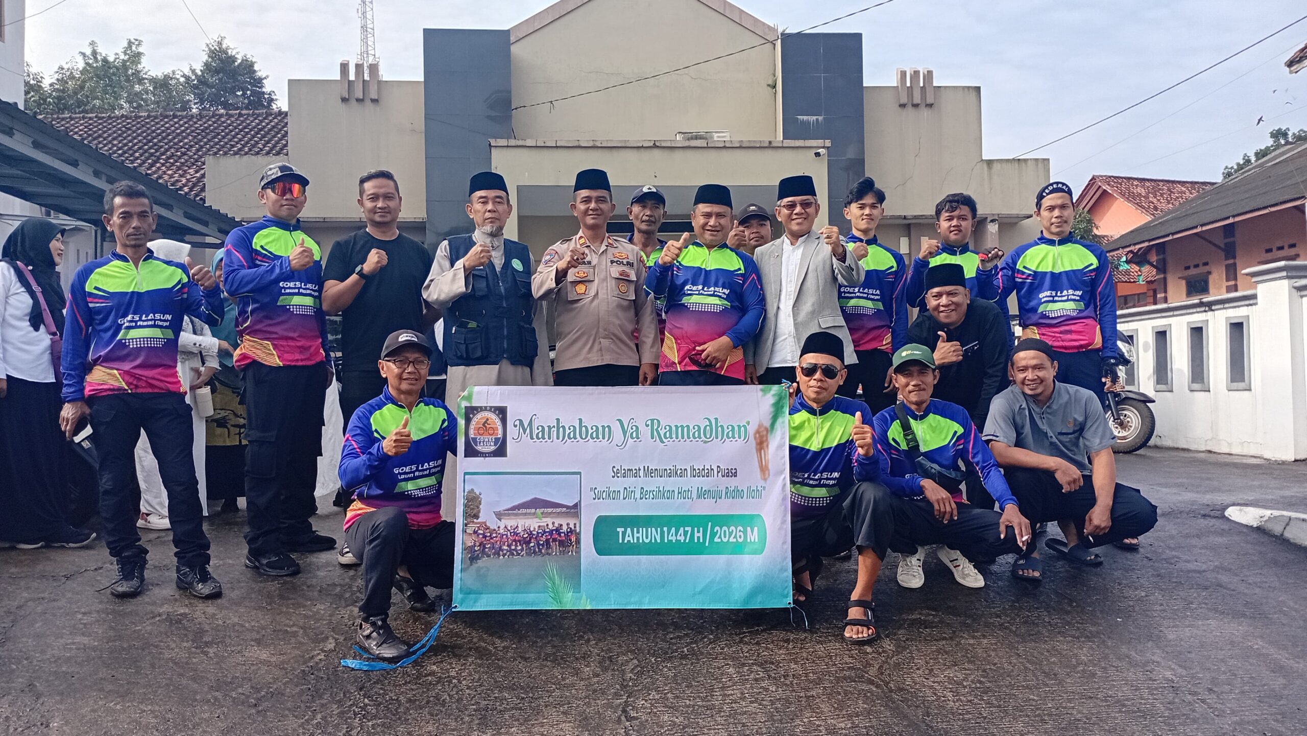 Polsek Rajadesa Polres Ciamis Ikuti Tarhib Romadhon Sambut Bulan Suci Ramadan 1447 H