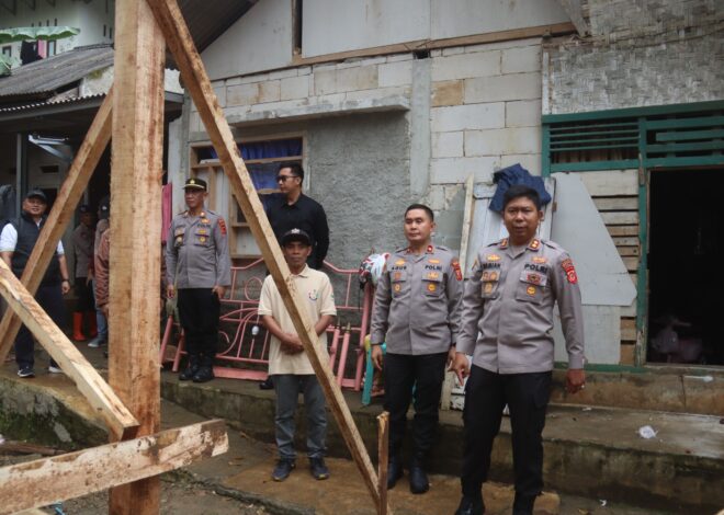 Polres Sukabumi Bangun Kembali 5 Rutilahu di Sukabumi