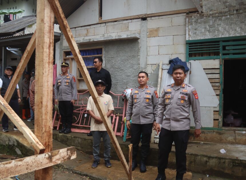 Polres Sukabumi Bangun Kembali 5 Rutilahu di Sukabumi