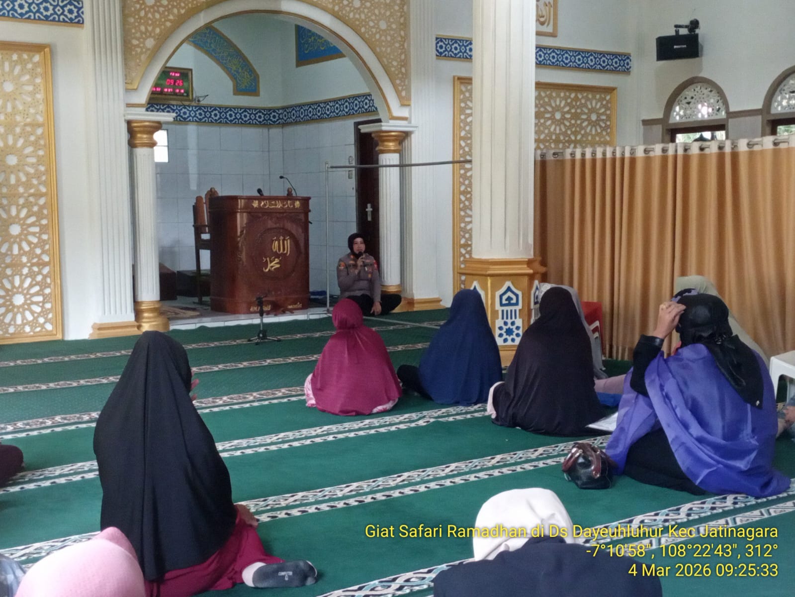 Safari Ramadan 1447 H, Polsek Kawali Ikuti Kegiatan Keagamaan Warga Dayeuhluhur