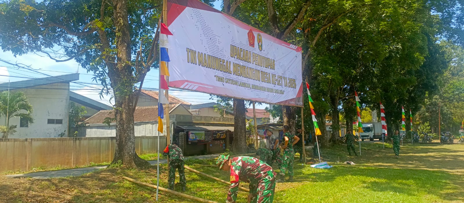 Persiapan Penutupan, Seluruh Program TMMD Ke-127 di Parakanlima Rampung 100 Persen