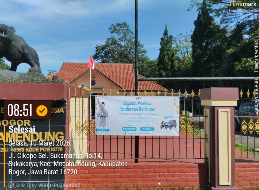 Polsek Megamendung Hadir Untuk Masyarakat Siap Melayani Penitipan Kendaraan serta Barang Berharga Lainnya Yang Ditinggal Mudik Agar Lebih Aman, TIDAK DIPUNGUT BIAYA APAPUN