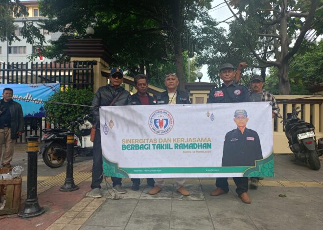 Menyemarakkan Bulan Suci Ramadhan 1447H/2026, Forum Wartawan Jaya Indonesia (FWJI) DKI Jakarta Gelar Aksi Bagi Takjil