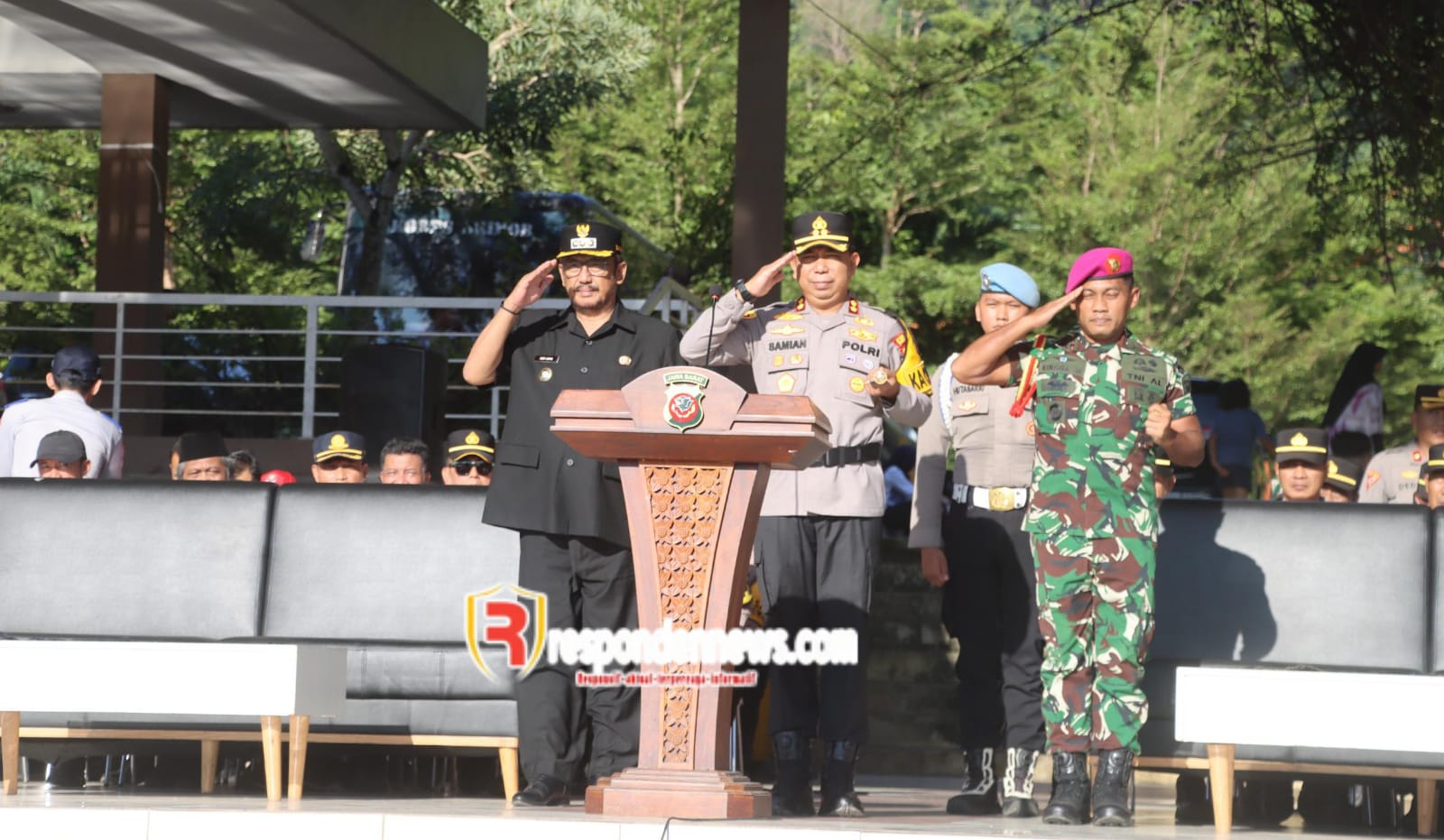 Kapolres Sukabumi Pimpin Apel Gelar Pasukan Operasi Ketupat Lodaya 2026, Pastikan Kesiapan Pengamanan Idul Fitri