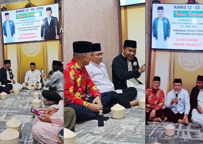 Jenderal TNI (Purn.) Dudung Abdurachman dan Wilson Lalengke Berbuka Bersama di Kediaman Ustadz Anton Susanto