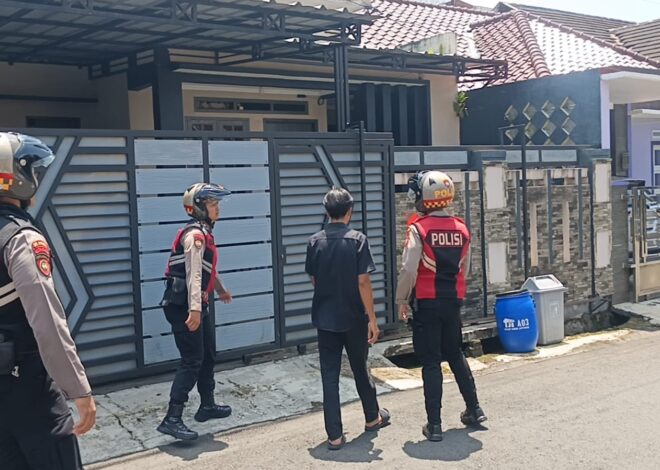 Ops Ketupat Lodaya 2026, Satgas Preventif Polres Ciamis Datangi Rumah Kosong di Perum Jati Indah
