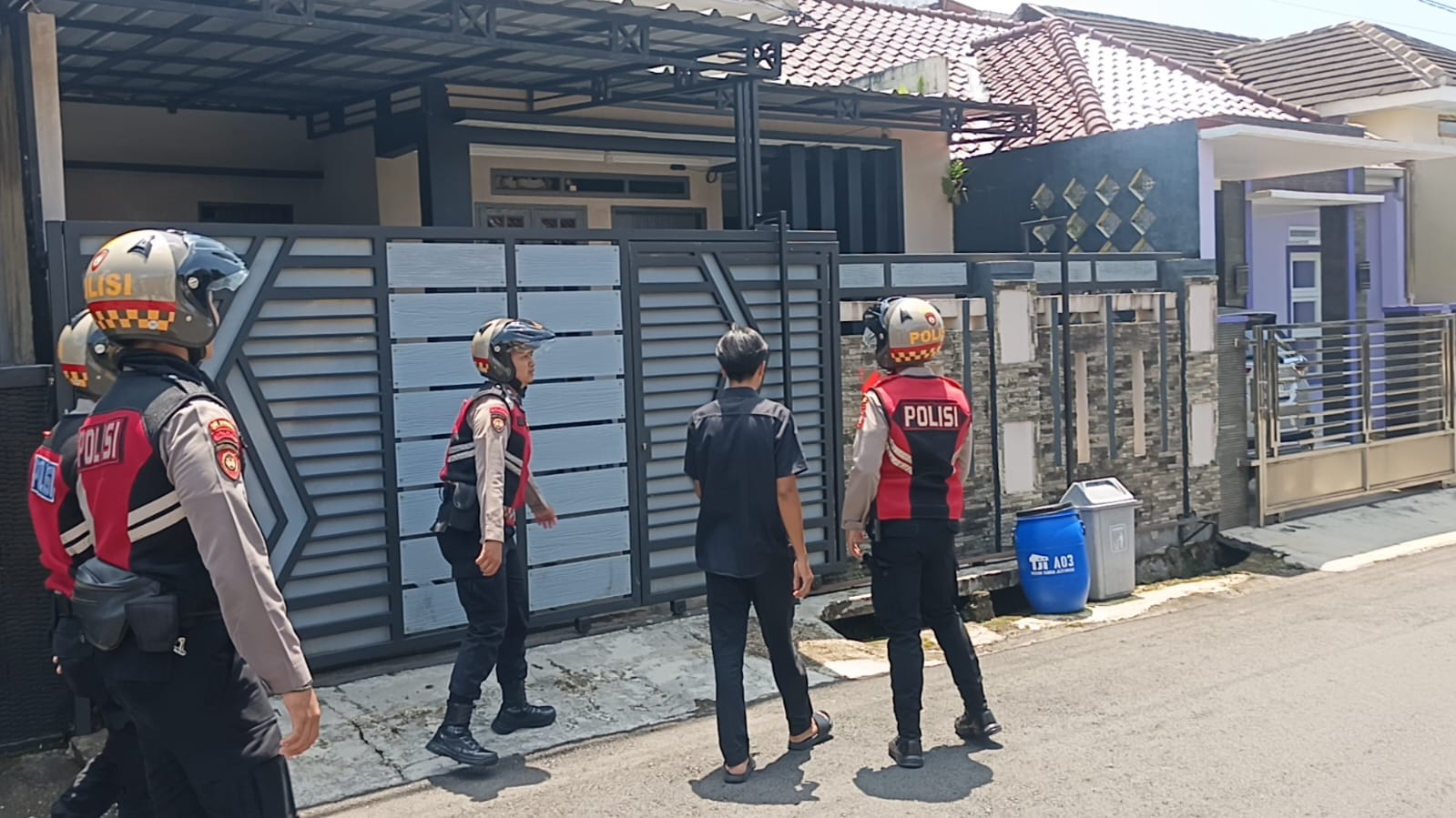Ops Ketupat Lodaya 2026, Satgas Preventif Polres Ciamis Datangi Rumah Kosong di Perum Jati Indah