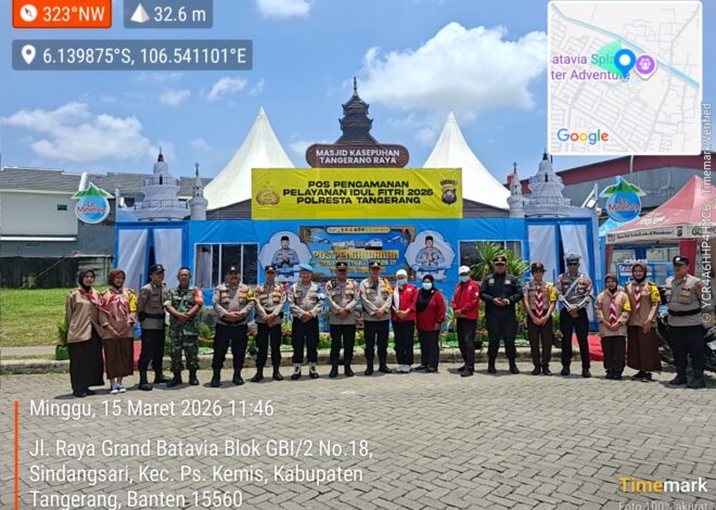 Jajaran Pokdar Kamtibmas bhayangkara ikut Hadir pemeriksaan di Pos PAM Batavia Berjalan Lancar