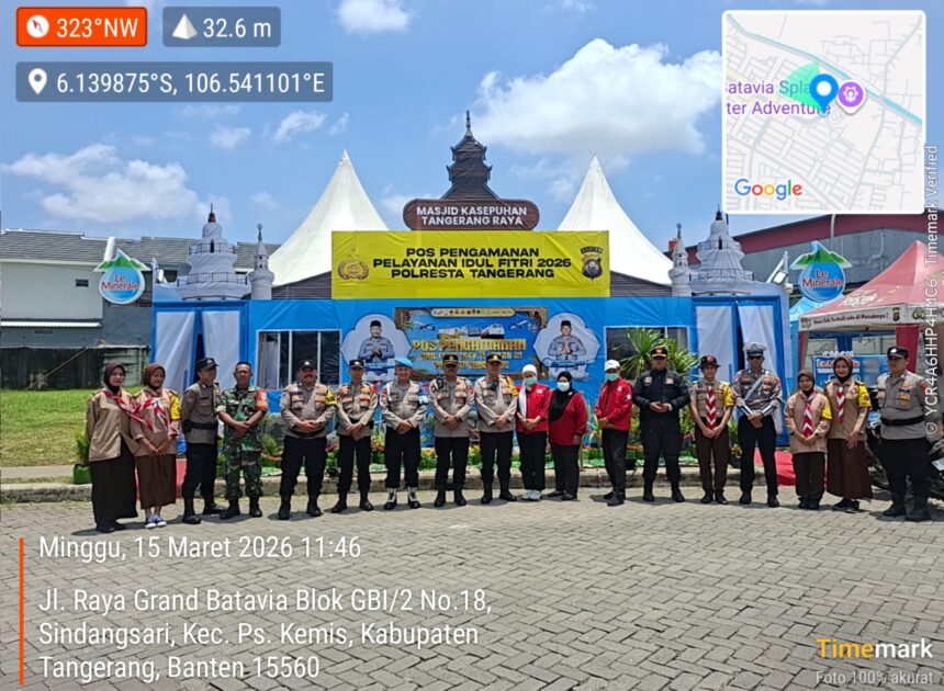 Jajaran Pokdar Kamtibmas bhayangkara ikut Hadir pemeriksaan di Pos PAM Batavia Berjalan Lancar