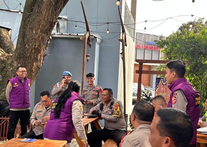 Jaga Mental Personel Ops Ketupat Lodaya 2026, Polres Karawang Gelar Pendampingan Psikologis di Rest Area KM 57  Karawang — Dalam