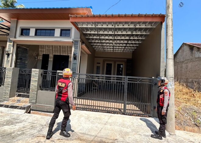 Cipkon Jelan Idul Fitri, Satgas Preventif Polres Ciamis Datangi Setiap Rumah Kosong Ditinggal Mudik