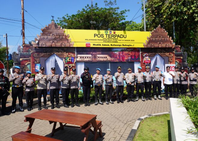 Kapolres Ciamis Dampingi Pengecekan Personel Pos Terpadu oleh Div Propam Mabes Polri dalam Ops Ketupat Lodaya 2026