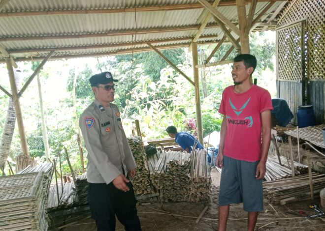 Polsek Ciamis Gencarkan Sambang dan Himbauan Kamtibmas, Perkuat Sinergi dengan Pelaku Usaha Lokal