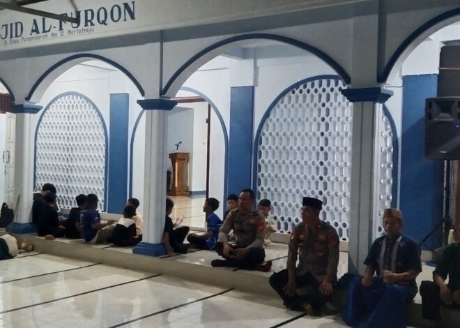 Polsek Pamarican Patroli dan Pengamanan Kegiatan Malam Takbir Masyarakat di Desa Kertahayu