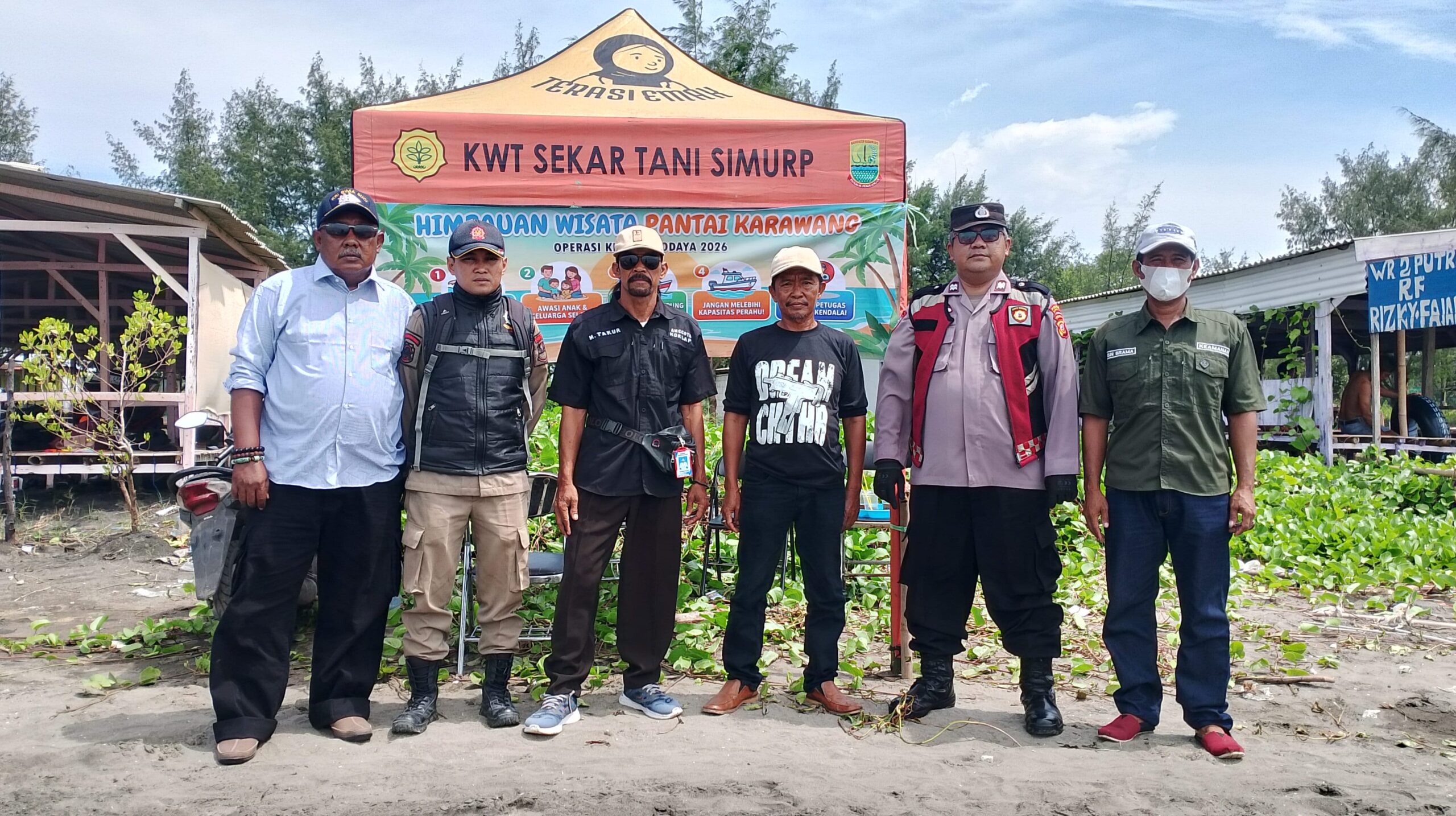 Polres Karawang Hadirkan Pos Tematik Bernuansa Kearifan Lokal di Ops Ketupat Lodaya 2026, Dukung Arus Mudik dan Balik