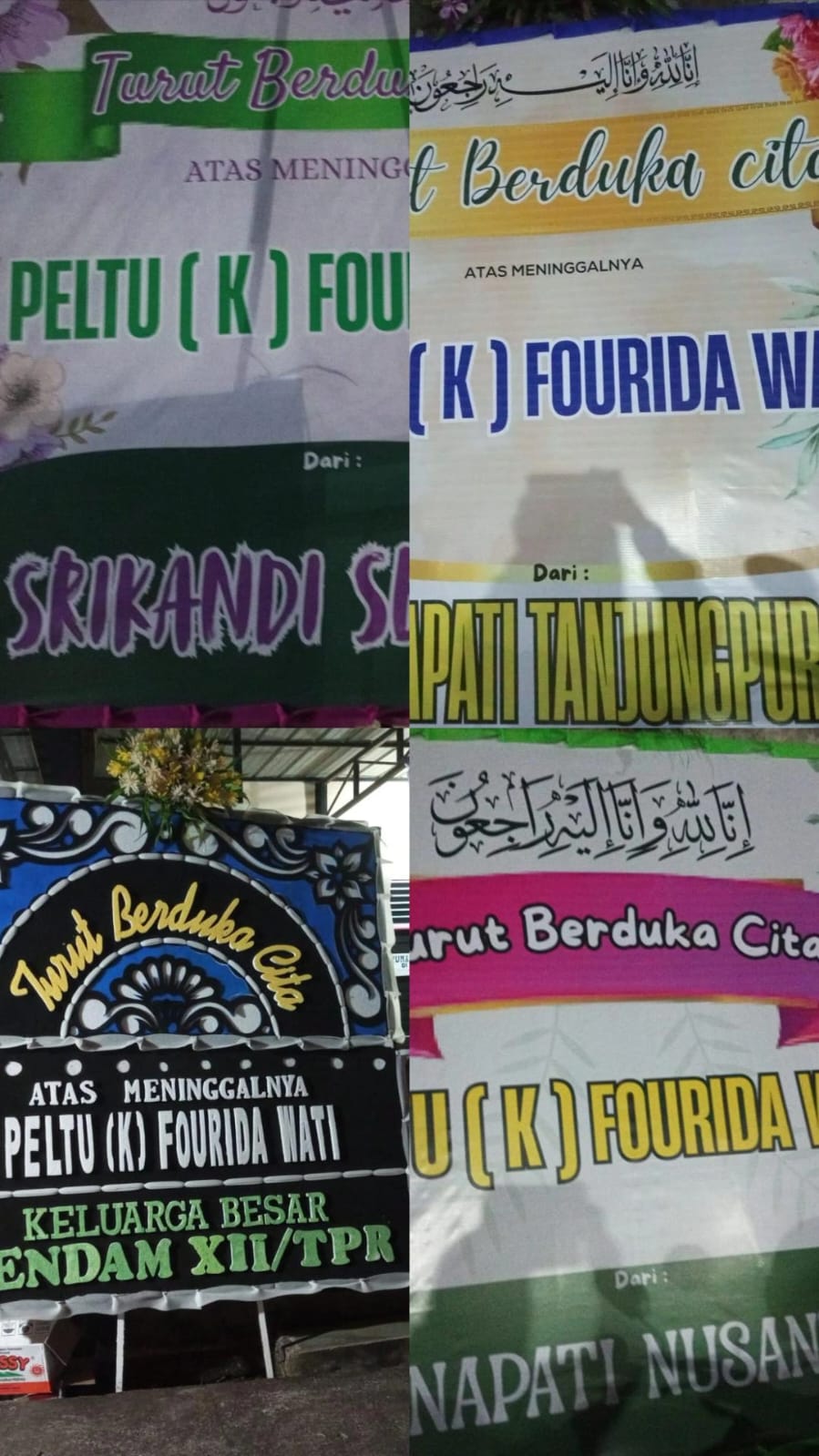 BERITA DUKA: Peltu (K) Fourida Wati, Anggota Pendam XII/TPR, Meninggal Dunia