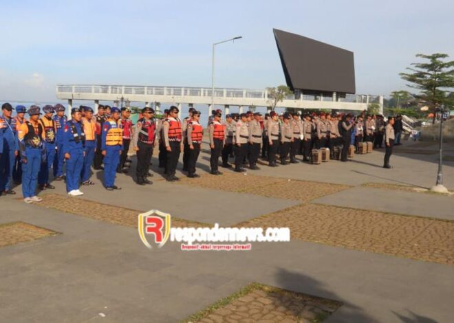 Polres Sukabumi Gelar Apel Kesiapan Pengamanan Wisata Ops Ketupat Lodaya 2026