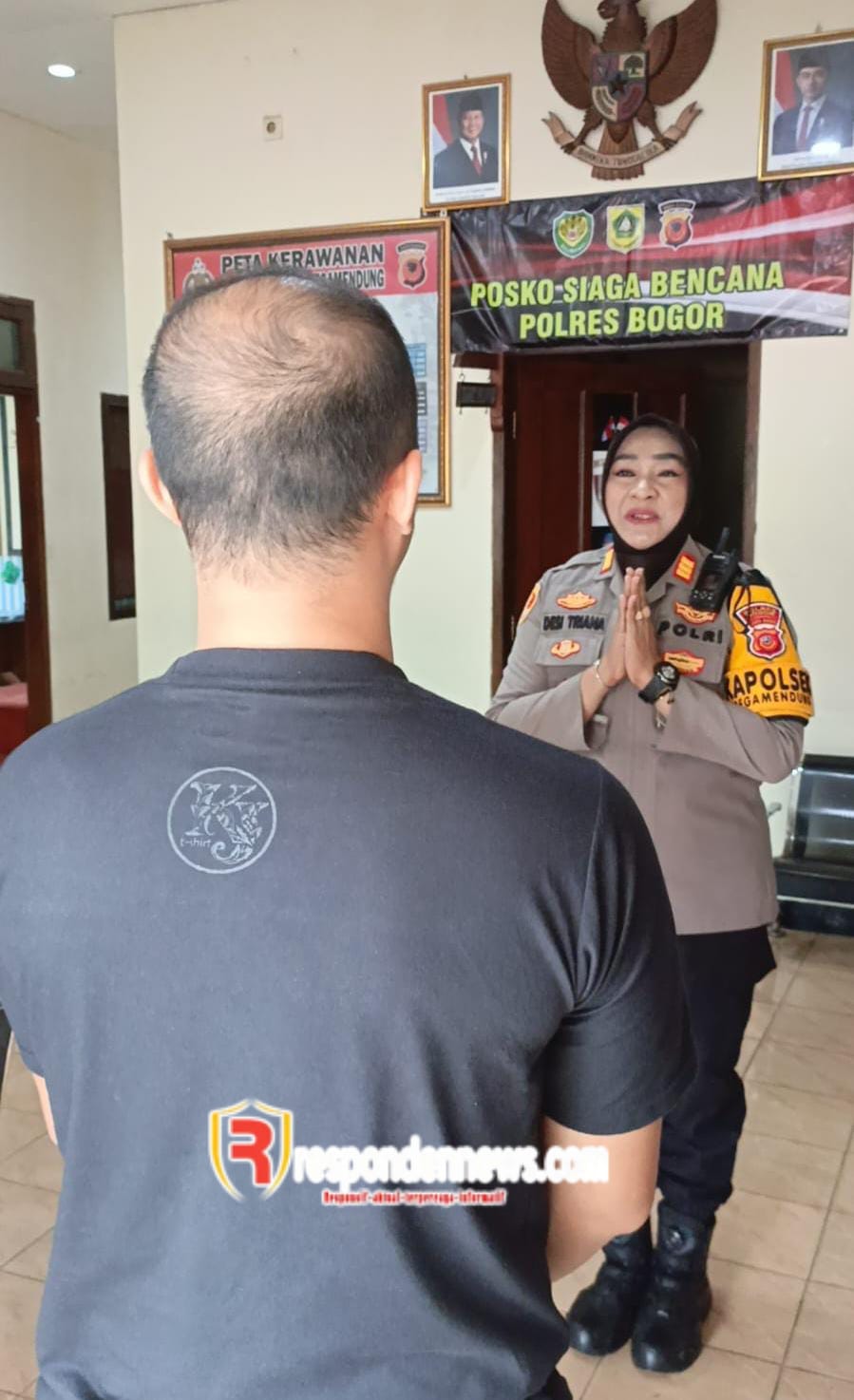 “Polsek Megamendung Polres Bogor Terima Titipan Kendaraan Warga yang Mudik, Apresiasi Warga Meningkat”