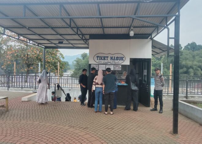 Libur Lebaran 2026, Polsek Panjalu Pantau Aktivitas di Area Wisata dan Keramaian Warga