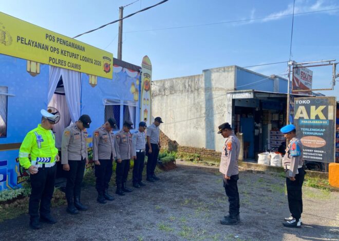 Polsek Kawali Perkuat Kesiapsiagaan Personel Lewat Apel KRYD, Jaga Stabilitas Kamtibmas Pasca Lebaran
