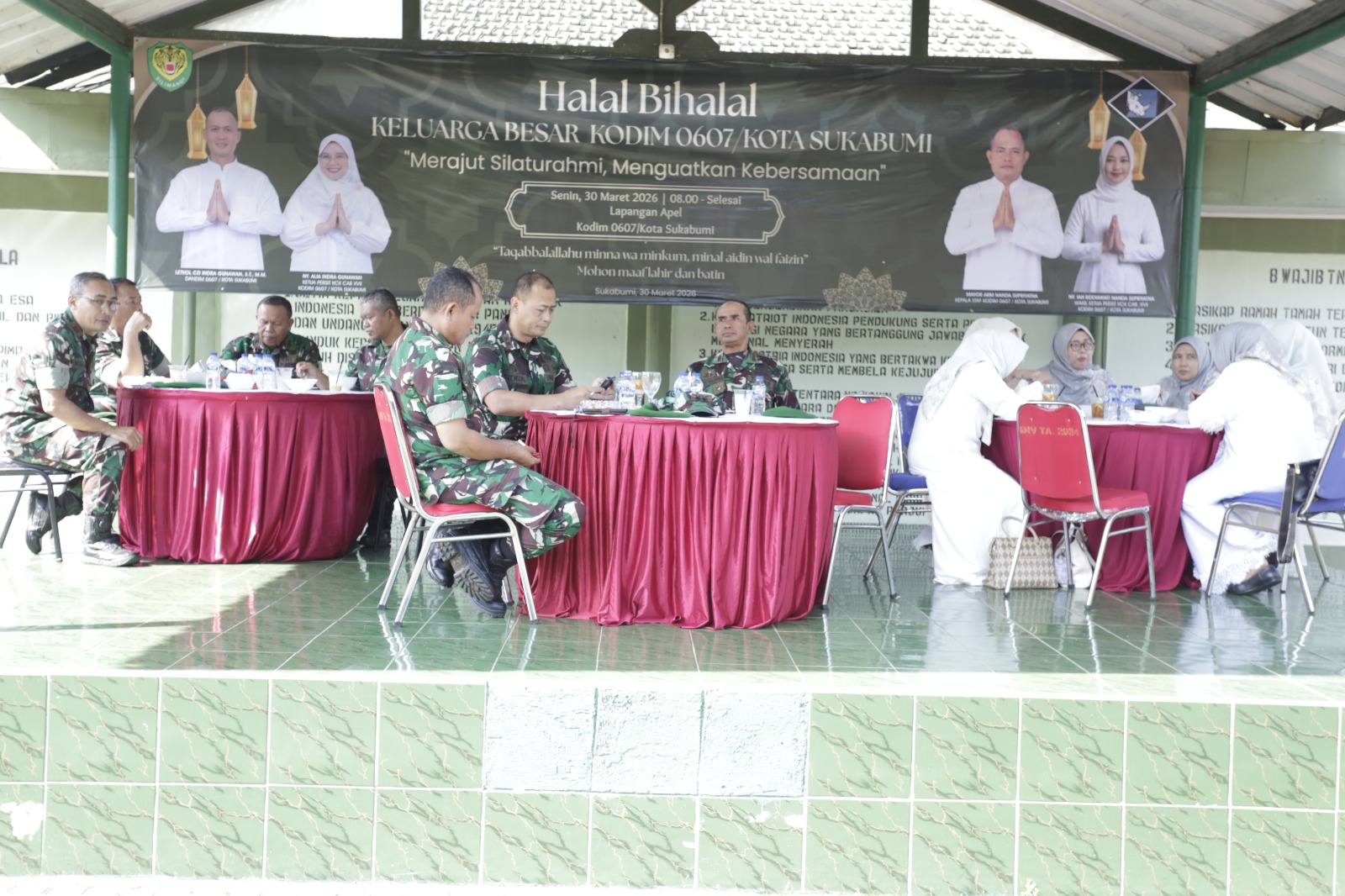 “Kodim 0607/Kota Sukabumi Gelar Halal Bihalal, Dandim Tekankan Pentingnya Soliditas dan Disiplin”