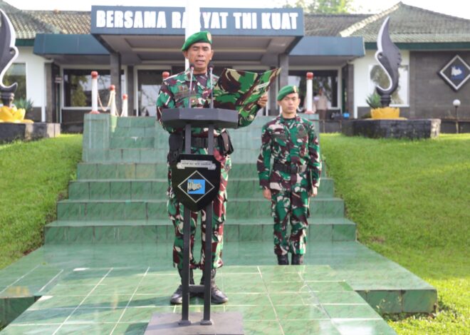 Upacara Minggu Pertama April 2026, Kodim 0607/Kota Sukabum