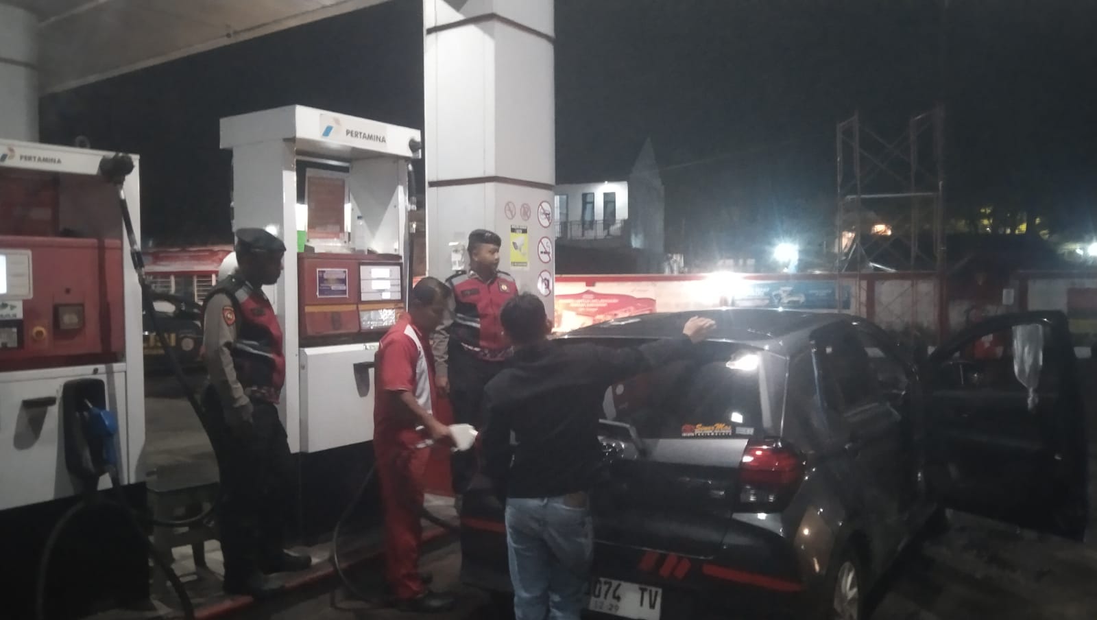 Patroli Dialogis Dini Hari di SPBU, Polres Ciamis Perkuat Peran Cegah Kriminalitas dan Jaga Kamtibmas