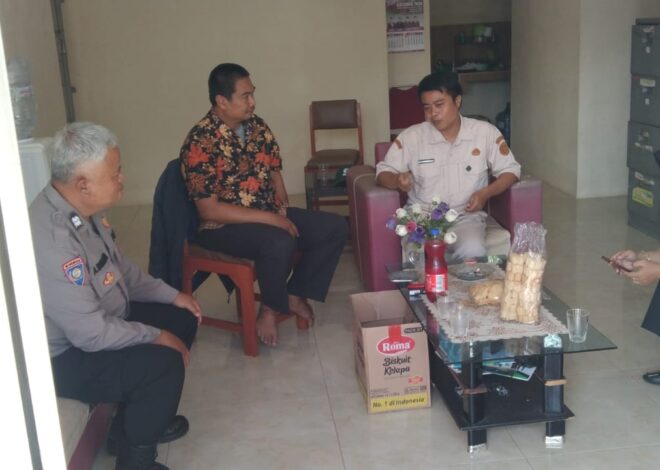 Tingkatkan Sinergitas, Polsek Kawali Polres Ciamis Koorkom Kamtibmas ke Kantor BPP Kawali