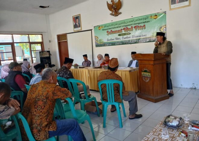 Polsek Ciamis Hadiri Halal Bihalal Linggasari, Perkuat Sinergi dan Kamtibmas Pasca Idul Fitri