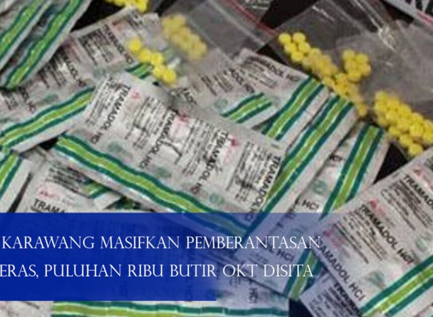 Polres Karawang Masifkan Pemberantasan Obat Keras, Puluhan Ribu Butir OKT Disita